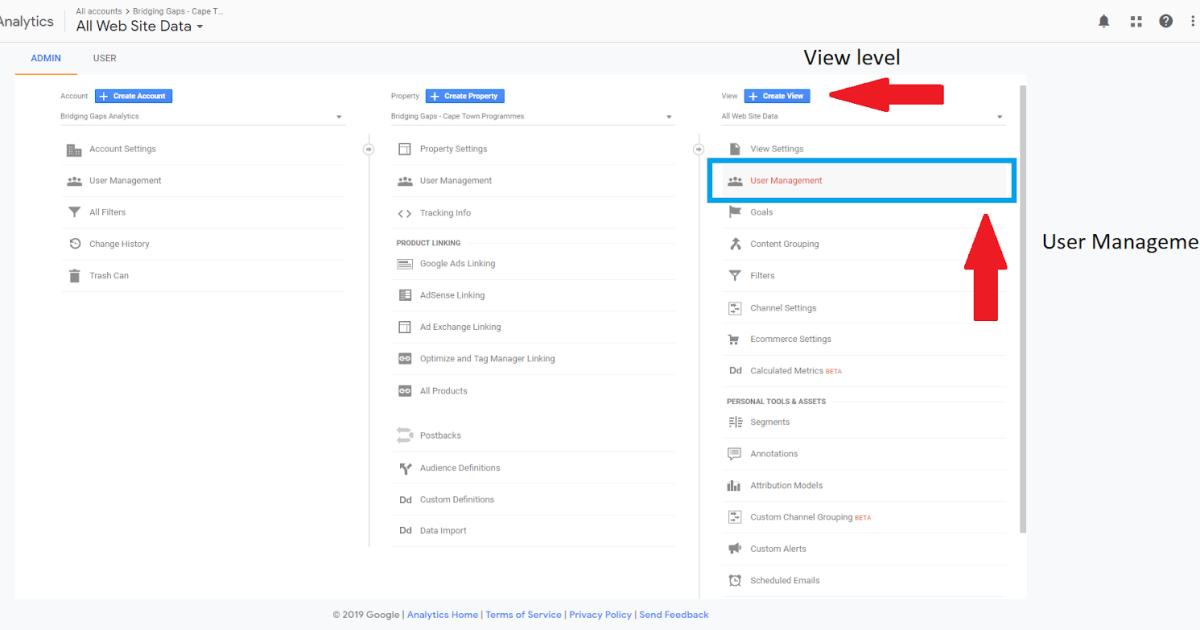 Cách phân quyền người dùng trong Google Analytics để kết nối với Google Data Studio